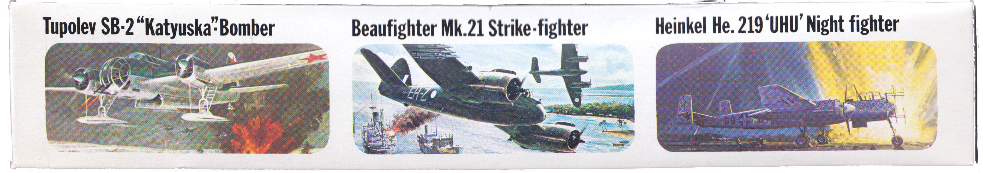 Гид по окраске и маркировке FROG F208 Havoc Intruder / Boston Mk.III Bomber